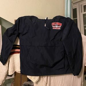 Hooded UConn Champion Windbreaker